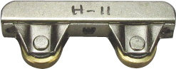 Glass Sliding Wheel Double Wheel, H-11 Sliding Wheels Stainless Steel/Glass Premium Hardware for Door Cabinet Window Furniture and Interior Use